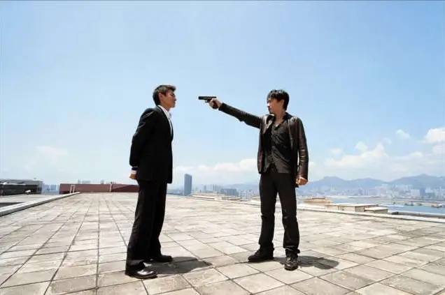 Andy Lau and Tony Leung in Infernal Affairs